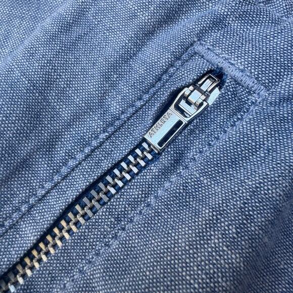 Athlet Cabo Linen Pants Sz 10 Light Blue Chambray Pull On Jogger Lightweight - Picture 7 of 12